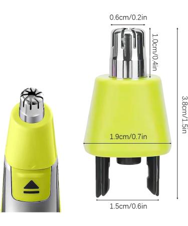 SSKHE Nose Hair Replacement Heads Blade Replaceable Blade Heads Nose Hair Trimmer Replacement Heads Waterproof Dual Edge Blades Compatible with Philips Norelco One Blade & One Blade pro Shaver - Buy Online on GoSupps.com