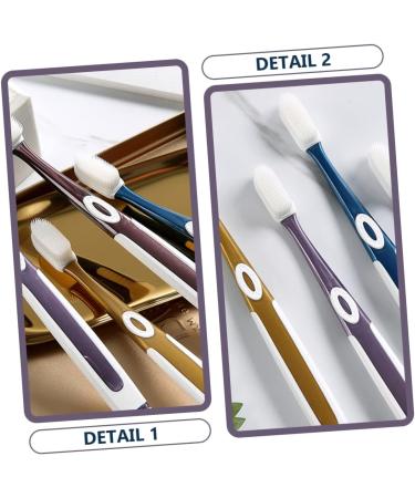 Homsfou 8-St Nano-Toothbrush | Soft Travel Toothbrush for Babies & Kids | Ultra-Hooded Manual Toothbrush for After Birth Care - Buy Online on GoSupps.com