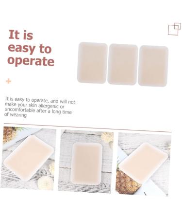 Mipcase 3pcs Concealer Stickers Cover up Patch Practical Skin Cover Sticker Multifunction Protective Cover 14X10X0.2CM Khaki - Buy Online on GoSupps.com