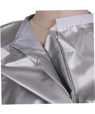 Hair Cape Wrap for Salon & Barber - Silver Hairdressing Umbrella Cloak for Adults - Buy Online on GoSupps.com