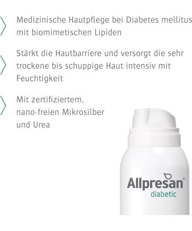 Allpresan Allpresan Pack of 3 Micro-Silver Diabetic Cream + Repair Cream with Micro-Silver for Very Dry to Flaky Skin for Diabetes Mellitus 200ml - Buy Online on GoSupps.com