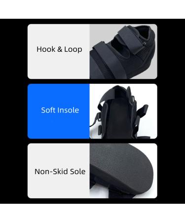 Buy Medical Post Op Walking Boot - Adjustable Surgical Healing Support Shoes for Fractured Feet | Women 7.5-10 Men 6.5-8 - Buy Online on GoSupps.com
