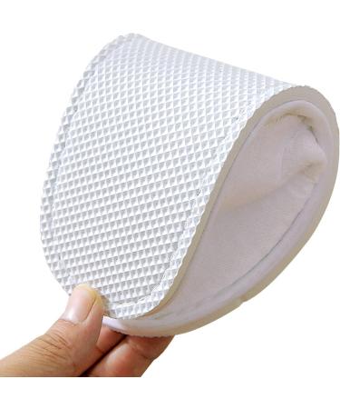 Jomix Unisex Washable Terry Hotel Slippers - 2 Pairs of Rustchfeste Bathing Shoes (36/37 EU X-Schmal White) - Perfect for Travel & Guests - Buy Online on GoSupps.com