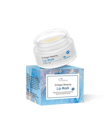 Lip Sleeping Mask - Moisture & Collagen Booster Lip Sleeping Mask - Lip Wrinkles Repair Overnight Lip Masks 15g 0.5 Fl Oz (Pack of 1)