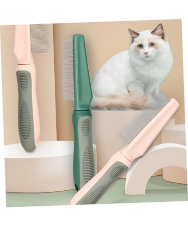 Peigne D m lant pour Chiens et Chats Peigne Dents Fines avec Manche Accessoire de Toilettage Portable pour Animaux de Compagnie - Buy Online on GoSupps.com