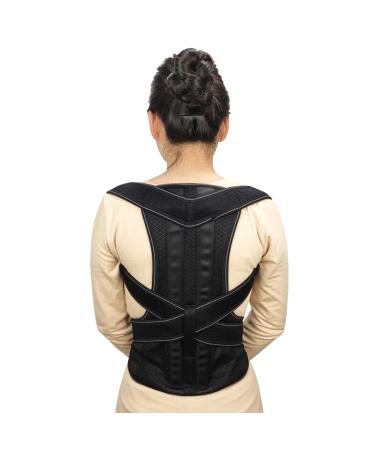 Fuuroottly Back Posture Corrector Steel Plate Adjustable Humpback Breathable Adult Children Clavicle Fixation Correction Belt-S - Buy Online on GoSupps.com