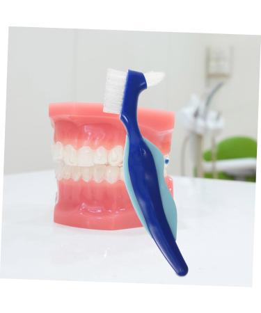 Tovinanna 4-Piece Prosthesis Toothbrush Set | Travel-Ready Cleaning Tools for Prosthetic Care - Buy Online on GoSupps.com