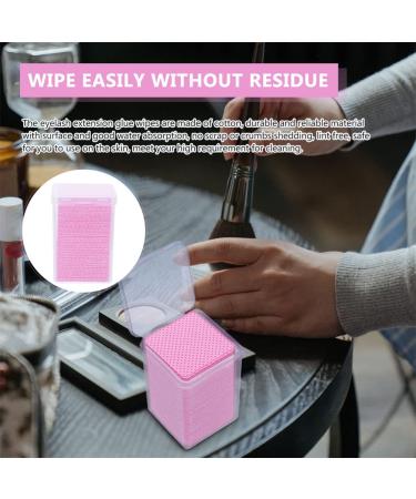 KALLORY Makeup Wipes & Nail Polish Remover Pads - Lint Free Eyelash Extension Cleaning Cotton Pads (4 Boxes) | Shop Internationally - Buy Online on GoSupps.com