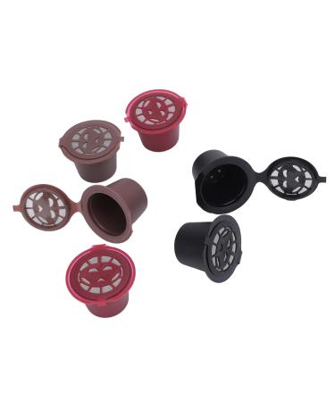 Haofy Haofy 6pcs Reusable Multi-Capsules Economy Cups and Coffee Capsules Complete
