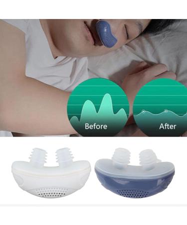 Electric Anti-Snoring Device for Comfortable Sleep - Travel Friendly (White) - Buy Online on GoSupps.com