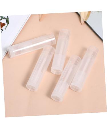  Anneome Anneome 50 Transparent Lip Balm Tubes Push Wheel Dispensing System Refillable Lip Gloss Containers for DIY Make Up Travel Use - Buy Online on GoSupps.com