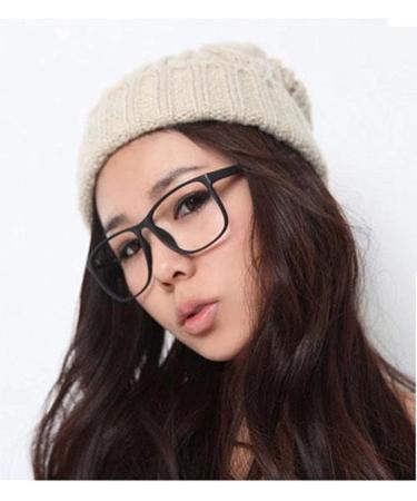Shiratori Retro Round Nerd Blue Light Blocking Glasses - Bright Black - Buy Online on GoSupps.com