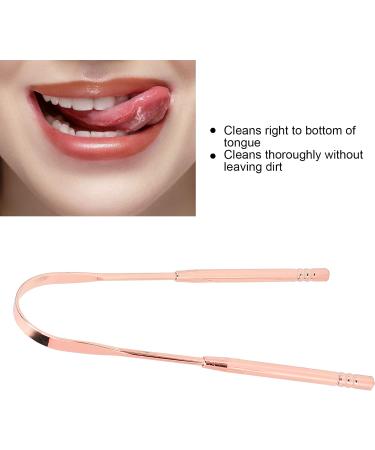 U-Shaped Stainless Steel Tongue Scraper Set - 2 Pieces for Oral Hygiene & Bad Breath Treatment | Perfect for Adults & Kids - Buy Online on GoSupps.com