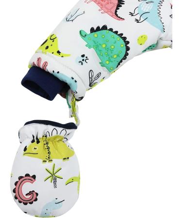 Hooded Baby Boys Winter Snowsuit Romper | Cotton Jumpsuit Outfit with Gloves & Booties | 3-6 Months - Buy Online on GoSupps.com