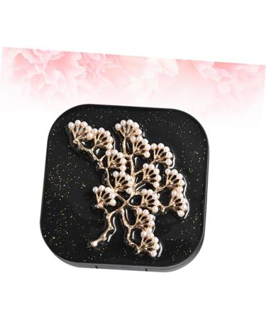 Solustre 3-in-1 Carrying Bag for Contact Lenses & Vintage Perfume Bottles - Lens Applicator Glass Case Travel Case with Mirror - Buy Online on GoSupps.com