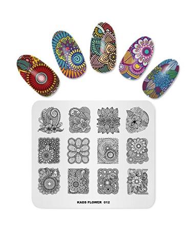 Plate Stamp Plate Flower Style Minority Multi Pattern Stamp Pattern Printing Image Nail Art Stamper Nails Tool FL012