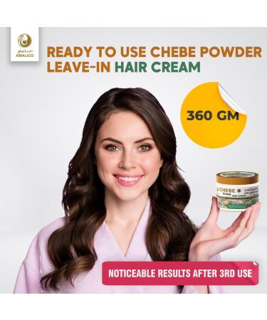 Hair Leave-in Cream with Chebe Powder for Hair Growth | 200 GM | African Natural Formula for Thicker Hair - Buy Online on GoSupps.com
