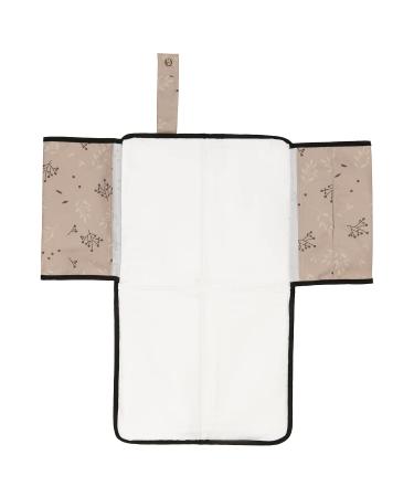 Dooky Wrap Pad for On-the-Go - 60x34 cm Romantic Leaves Beige - Easy Washable Baby Diaper Pad & Pocket - Premium Quality Materials - Buy Online on GoSupps.com