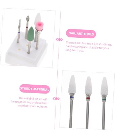 FRCOLOR 3 Sets Nail Clipper Grinding Head Ceramic Electric File for Nails Nail Kit Nail Drills Diamond Nail Drill Bits Nail File Drill Diamond Drill Bit Manicure Combination Diamond - Buy Online on GoSupps.com