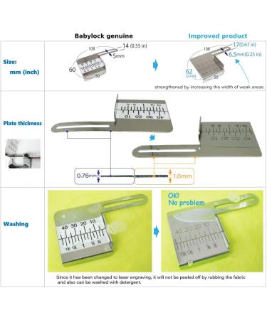 SEWING-JP Fabric Guide for Non-Babylock Serger Machines | Improved Product - Buy Online on GoSupps.com