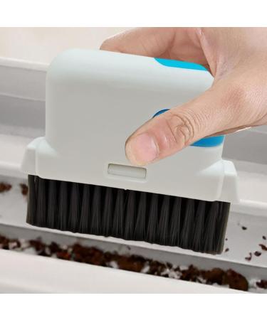 3 Window Groove Cleaning Brushes Grout Clean Brush - Household Dustpan Cleaning Brush Narrow Corner Cleaning Tools for Cleaning Door Window Slides and Gaps Blue - Buy Online on GoSupps.com