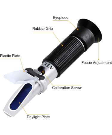 BRIX Refractometer for Brewing | Handheld Hydrometer with ATC | Perfect for Beer & Spices - Shop Internationally - Buy Online on GoSupps.com