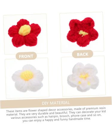 TEHAUX 20 Pcs Hairpin Accessories Hair Pin Flower Embellishments Headdress Material Flowers Child Applique - Buy Online on GoSupps.com
