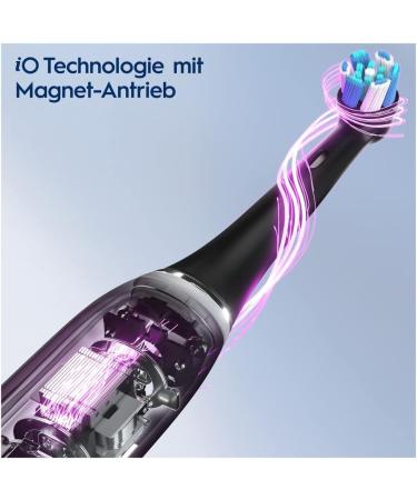 Oral-B io Series 7 Electric Toothbrush - 5 Cleaning Modes 2 Brush Heads Travel Case Sapphire Blue - Buy Online on GoSupps.com