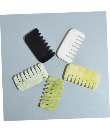 Magiclulu Jade Gua Sha Comb - Scalp Massager & Head Massage Tool for Relaxation | International Shipping Available - Buy Online on GoSupps.com