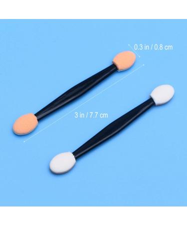 KALLORY 300 Pcs Double Sided Makeup Cosmetics Eyeshadow Sponge Eye Shadow Accessories 1 count (Pack of 1) As Shownx3pcs - Buy Online on GoSupps.com