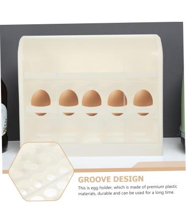 COLLBATH Egg Storage Box Egg Holder for Fridge Eggs Egg Tray Egg Rack Kitchen Egg Container Storage Rack Dog As Shown 25.5X21.5X10CM - Buy Online on GoSupps.com