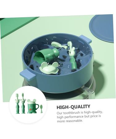 Premium Toothbrush Set for Kids & Adults | Oral Care Essentials with Training Toothbrush & Tooth Cup - Buy Online on GoSupps.com