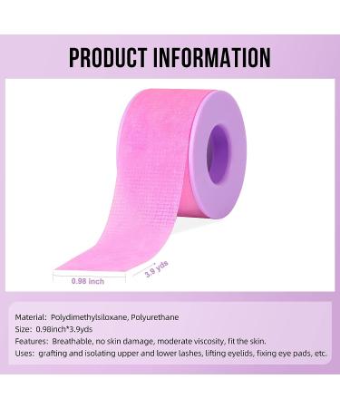 Colored Eyelash Extension Tape - Purple, Strong Hold, Waterproof & Breathable - 1 Roll (0.98inch*3.9yds) - Buy Online on GoSupps.com