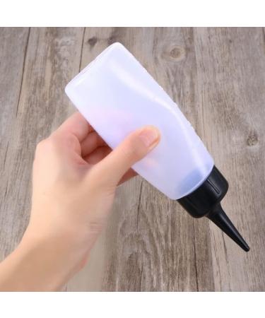 Weduspaty 1 PC Plastic Leakproof Applicator Bottle Salon Hair Cleaning Washing Pot Long Tip Applicator Bottle For Hair Color Applicator Hair Dye(5oz) applicator bottle - Buy Online on GoSupps.com