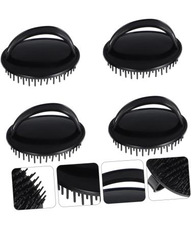 Healvian 8 STK Silicone Massage Shampoo Brush - Dog Care & Scalp Brush for Perfect Bathing - Durable Plastic Hairbrush - Buy Online on GoSupps.com