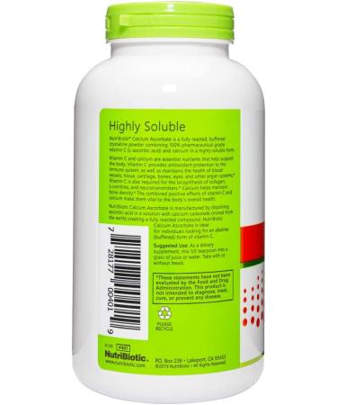 NutriBiotic Immunity Calcium Ascorbate Powder 16 oz - Boost Immune Health & Antioxidant Support - Buy Online on GoSupps.com