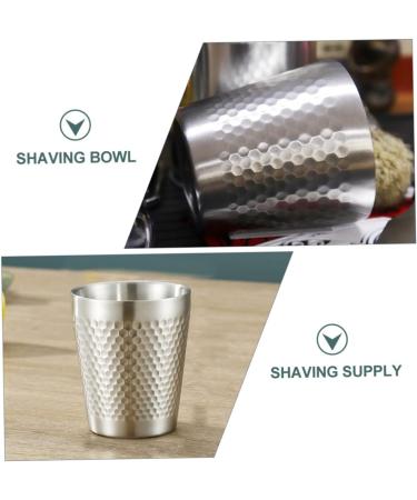 Angoily 1st Beer Mug Shaving Set - Rustproof Metal Brush & Shell Wood Cup - 7.1x7cm - Perfect for Men s Grooming - Buy Online on GoSupps.com
