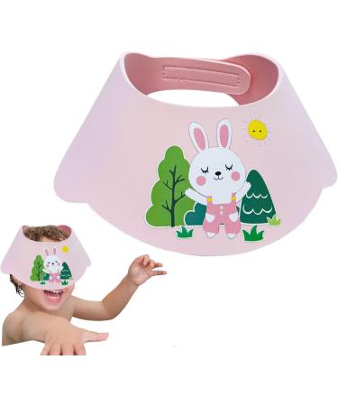 Shower Cap For Kids Toddler Bath Visor Washing Hair Water Resistant Custom Shampoo Shield Ear Protection Head Eye Cover For Washbasin pink - Buy Online on GoSupps.com