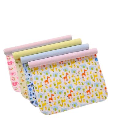 Diaper Changing Pad, Twoworld Cotton Bamboo Fiber Breathable Waterproof Changing Pads Washable Resuable Diapers Liners Mats(20x28in)