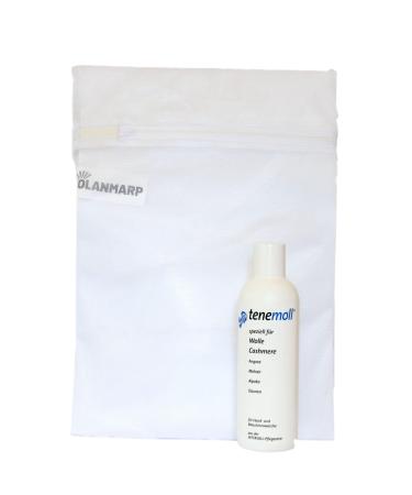 Concentrated liquid detergent for delicate Angora, Mohair, Cashmere wools TENEMOLL 250g with Olanmarp laundry net 1 piece (24