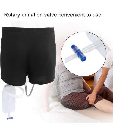 Buy Portable Urinals for Men | External Catheter Urine Bags & Wearable Incontinence Collectors - Silicone Holder with Elastic Waistband (L) for Comfort & Durability - Buy Online on GoSupps.com