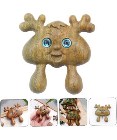 Coheali Green Sandalwood Nose Scratch Snail Eye Acupuncture Massager - Mini Meridian Device for Optimal Eye Relief - Buy Online on GoSupps.com