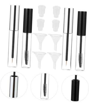 FOMIYES Mascara Tube Eyelash Mascara Clear Eyelash Wand Tube Clear Mascara Tube Refillable Eyelash Tube Mascara Wand Refillable Tubes 2 Sets - Buy Online on GoSupps.com