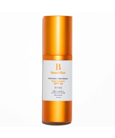 BeautyStat Universal C Skin Refiner With Broad Spectrum SPF50 - Serum for Face  20% Pure L-Ascorbic Acid (Vitamin C) (30ml / 1.0 oz) - Buy Online on GoSupps.com