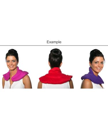 Cozy Neck Pillow with Stand-Up Collar - Mango Cherry Stone Heat Pad | Comfort & Warmth for Travel - Buy Online on GoSupps.com