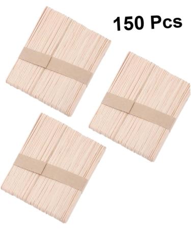 Hapinary 150 PCS Spatula Wax Sticks Premium Wooden Hair Removal Tool for Depilatory Waxing | International Shipping Available - Buy Online on GoSupps.com