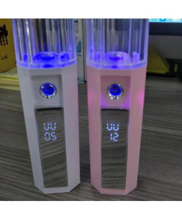 POPETPOP 1pc Water Mister for Face Facial Mist Sprayer Electric Face Mister Portable Face Steamer Mini Facial Instrument Nano Mist Sprayer Cream White Eyelash 15.60X3.60X3.60CM White - Buy Online on GoSupps.com
