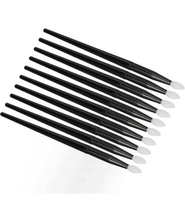 10 Pieces Reusable Silicone Lip Brushes for Lipstick and Lip Gloss Long Handle Makeup Applicator Set - Buy Online on GoSupps.com