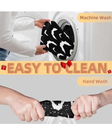 Beard Bib Apron for Men | Non-Stick Waterproof Hair Catcher Cape - Halloween Bat Pattern - Perfect for Shaving & Trimming - International Shipping - Buy Online on GoSupps.com