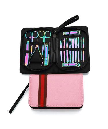 Nail Clipper Set Color Nail Clipper Set Decoration Nail Tools Anti-Splash Nail Clippers Set with Bag Nail Clipper Kit